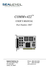 SeaLevel ULTRA COMM+422 User Manual