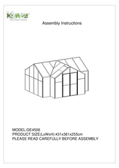 klover GE4506 Assembly Instructions Manual