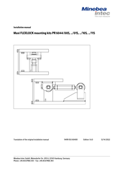 Minebea Intec Maxi FLEXLOCK Installation Manual