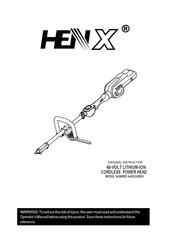 HENX A40DG65B01 Original Instruction