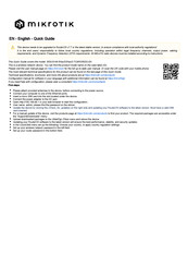 MikroTik S53UG+M-5HaxD2HaxD-TC&RG502Q-EA Quick Start Manual