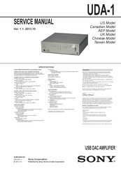 Sony UDA-1 Service Manual