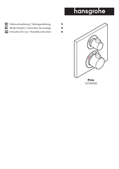 Hans Grohe Picta 13750000 Instructions For Use/Assembly Instructions