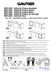 Gautier RANGEMENT 360 Assembly Instructions Manual