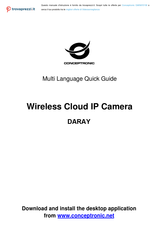 Conceptronic DARAY01W Multi Language Quick Manual