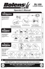 MTD Bolens BL-100 Operator's Manual