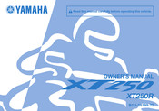Yamaha XT250 2024 Owner's Manual