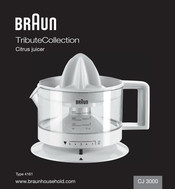Braun Tribute CJ 3000 WH Manual