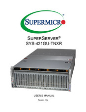 Supermicro SuperServer SYS-421GU-TNXR User Manual