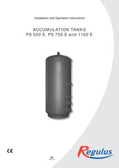 Regulus PS 750 E Assembly, Installation And Operation Instructions