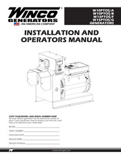 Winco W10PTOS/A Installation And Operator's Manual