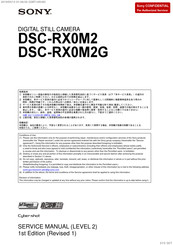 Sony DSC-RX0M2 Service Manual