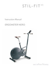 Stil-fit ERGOMETER NERO Instruction Manual
