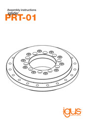 igus iglide PRT-01 Assembly Instructions Manual