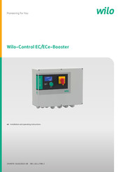 Wilo Control ECe-Booster Installation And Operating Instructions Manual