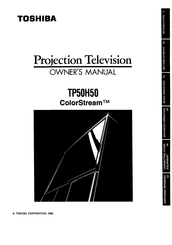 Toshiba TP50H50 Owner's Manual