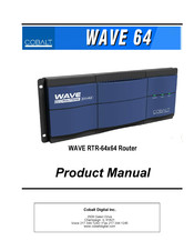 Cobalt Digital Inc WAVE 64 Product Manual