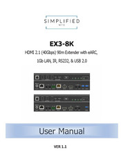 Simplified MFG EX3-8K User Manual