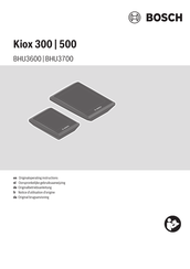 Bosch Kiox 500 Original Operating Instructions