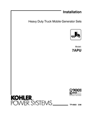 Kohler 7APU Installation Manual