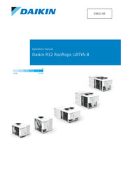 Daikin UATYA-B Operation Manual