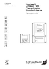 Endress+Hauser Liquisys M COM 223 Operating Instructions Manual