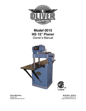 Oliver 0015 Owner's Manual