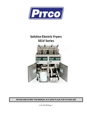 Pitco SELV Series Manual
