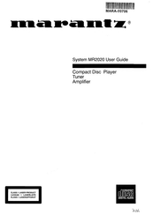 Marantz MR2020 User Manual