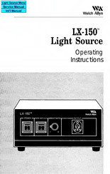 Welch Allyn LX-150 Operating Instructions Manual