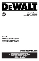 DeWalt DCE410 Instruction Manual
