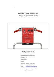 MEIER-BRAKENBERG Porky's Pick Up XL Operation Manual