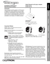 Homeworks HR-REP-230-UK Installation Instructions Manual
