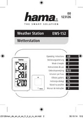 Hama EWS-152 Operating Instructions Manual