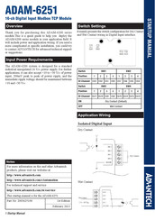 Advantech ADAM-6251 Startup Manual