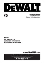 DeWalt DXF1616 Instruction Manual