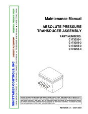 Meggitt Whittaker C173255-1 Maintenance Manual