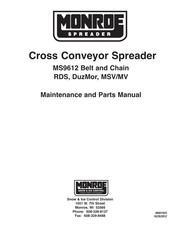 Monroe MS9612 Maintenance And Parts Manual