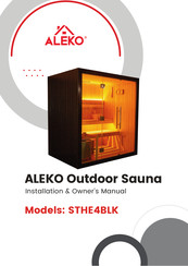 Aleko STHE4BLK Installation & Owner's Manual