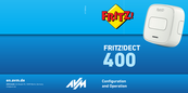 AVM FRITZ!DECT 400 Configuration And Operation
