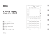Korg KAOSS Replay Quick Start Manual
