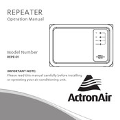 ActronAir REPE-01 Operation Manual