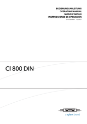 Xylem wtw Cl 800 DIN Operating Manual