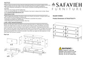 Safavieh Furniture CHS9601 Assembly Instructions Manual