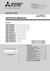 Mitsubishi Electric MSZ-HR50VF-E2 Service Manual