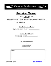 STS M2 Series Operator's Manual