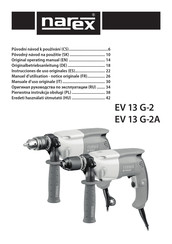 Narex EV 13 G-2A Original Operating Manual