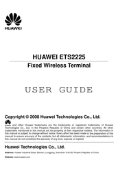 Huawei ETS2225 User Manual