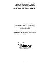 Bimar KBS-4401 Instruction Booklet
