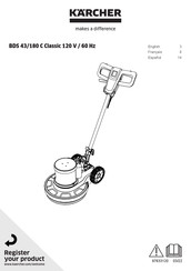 Kärcher DS 43/180 C Classic 120 V/60 Hz Original Instructions Manual